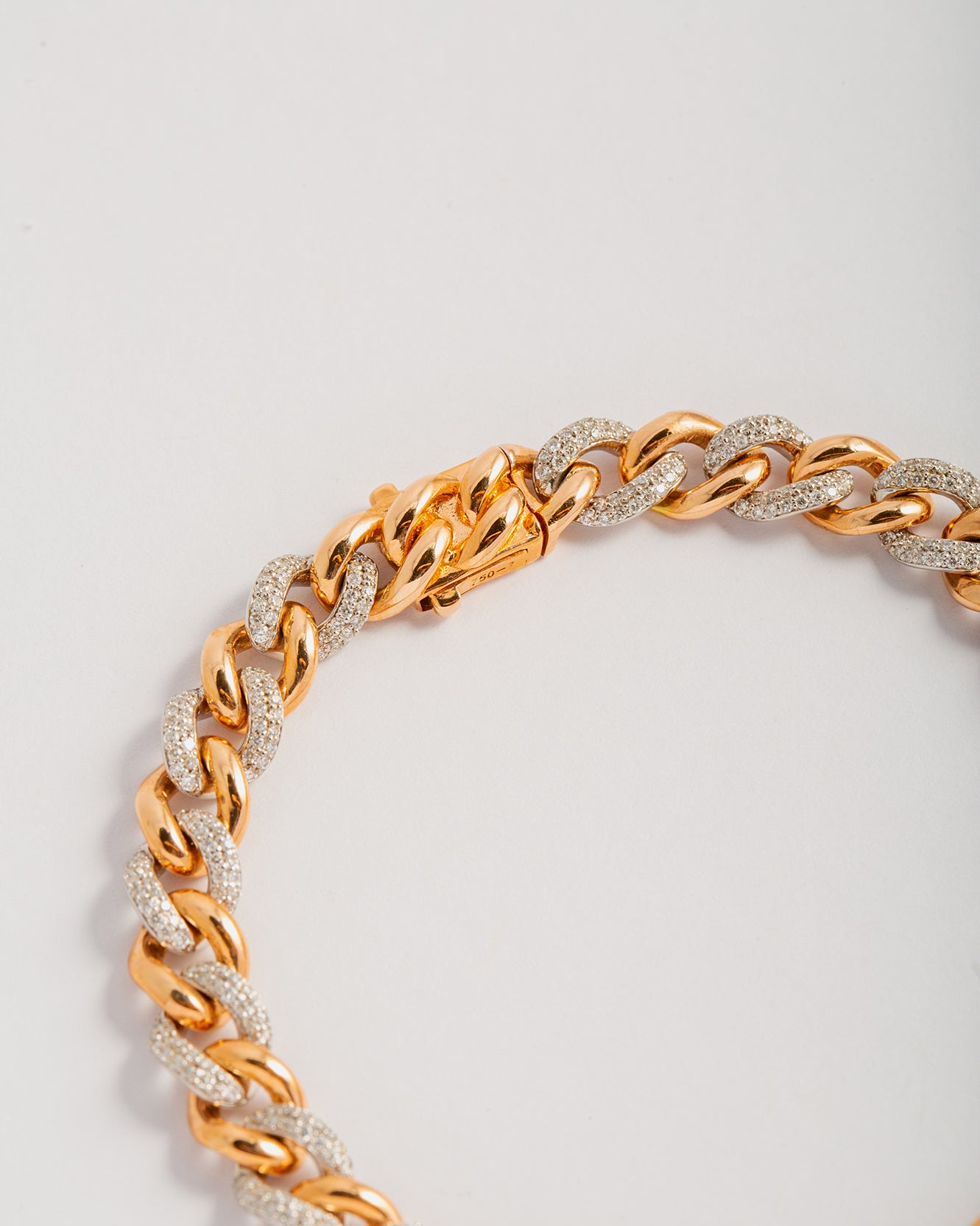 Eternal Fusion Twist Bracelet Half Diamond