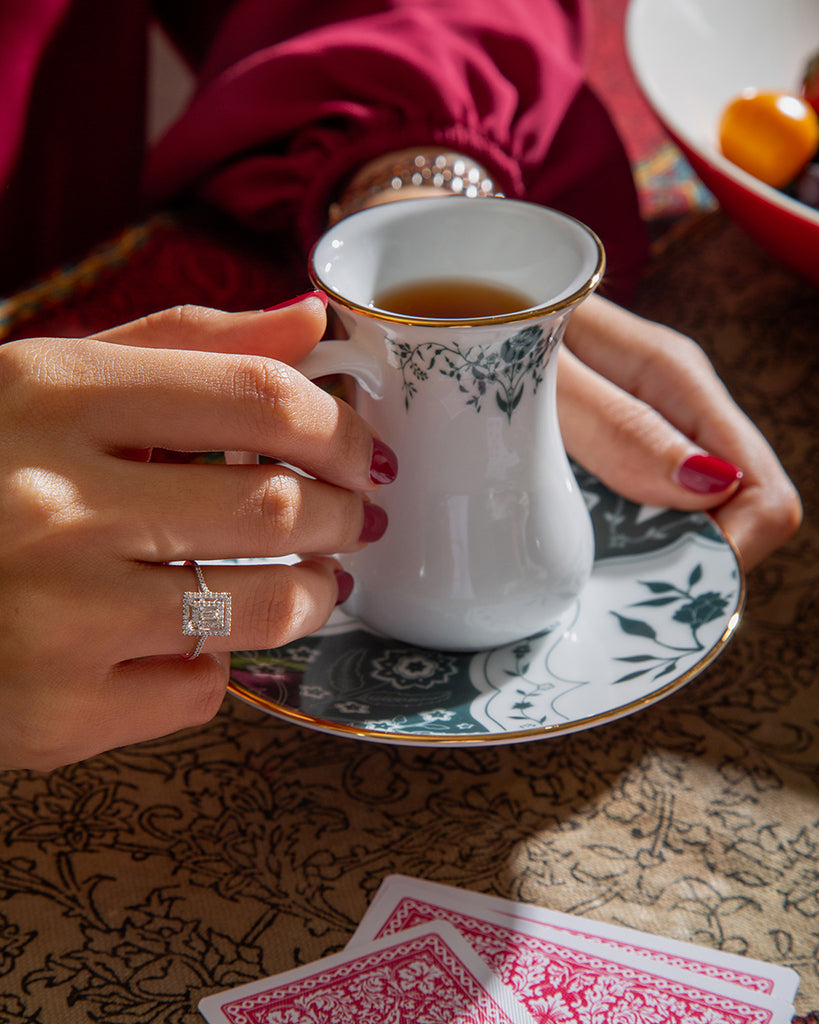 Brilliant Square Gleam Ring