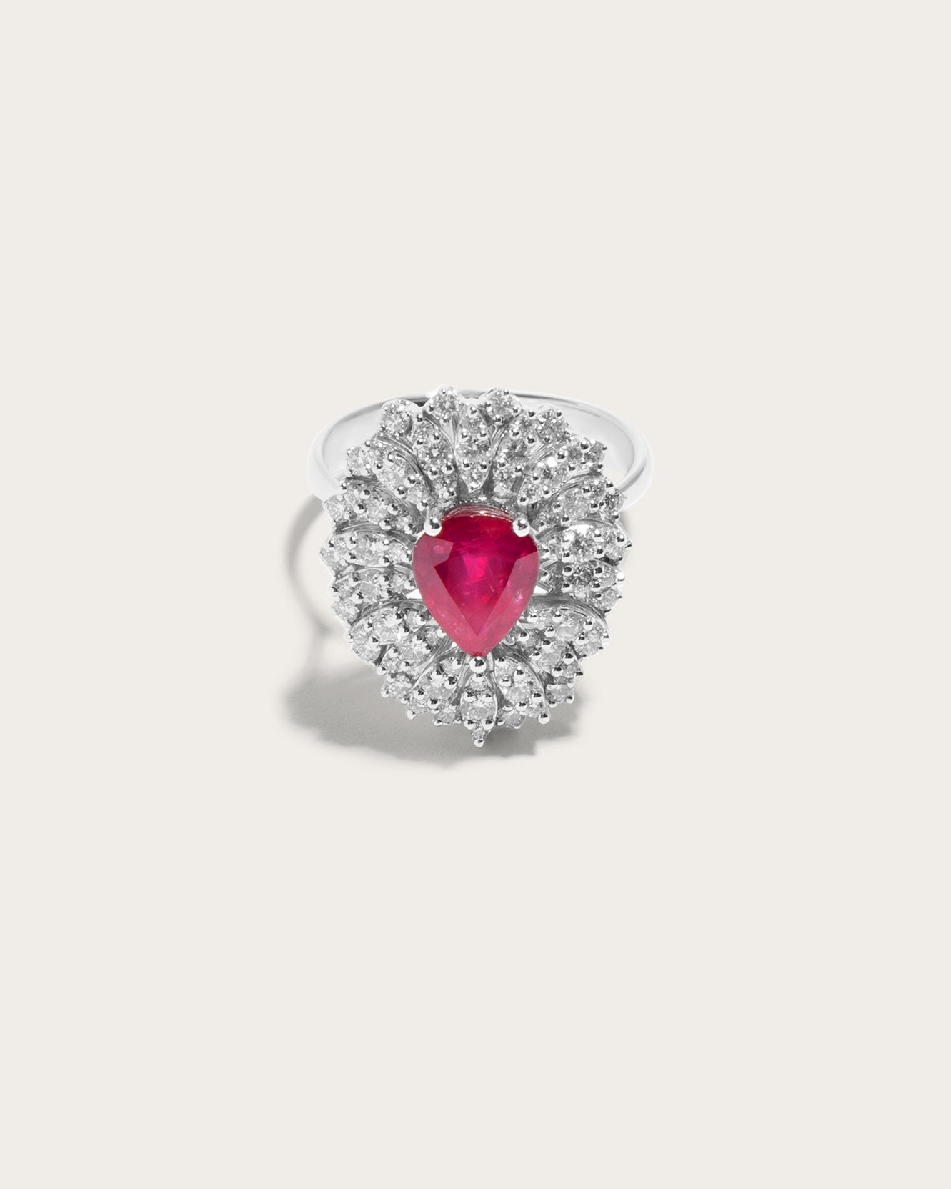 Diamond Ruby Gleam Ring