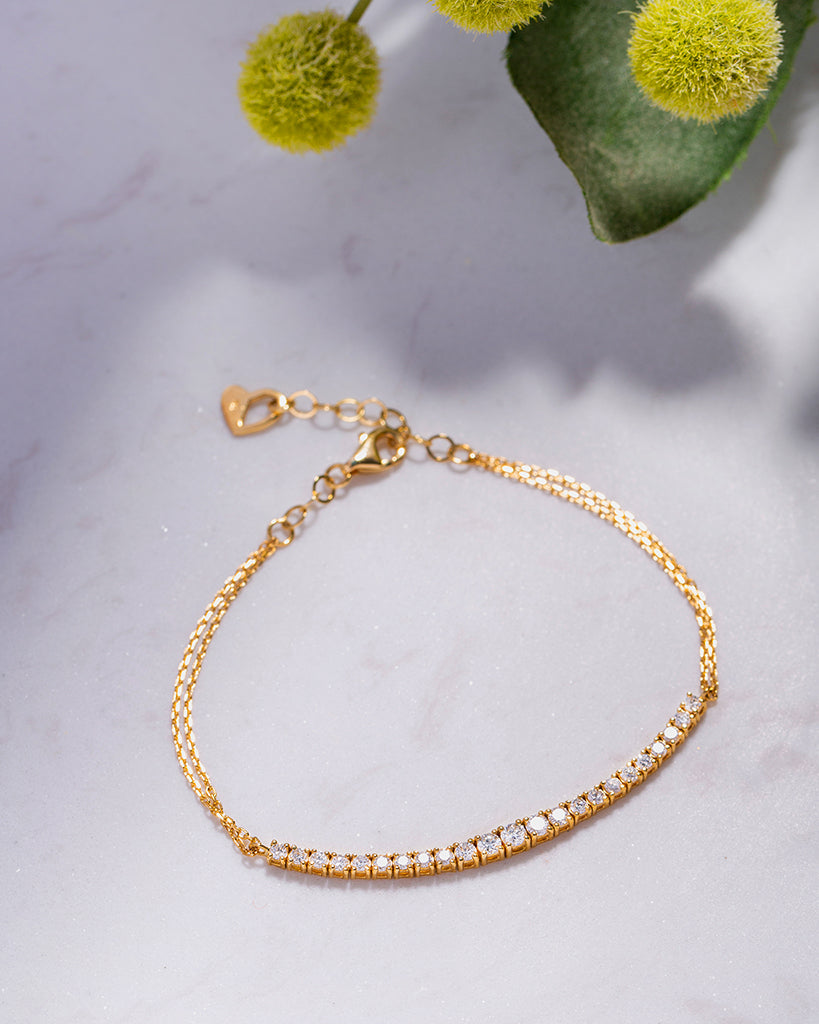 Diamond Dreamscape Bracelet Yellow Gold