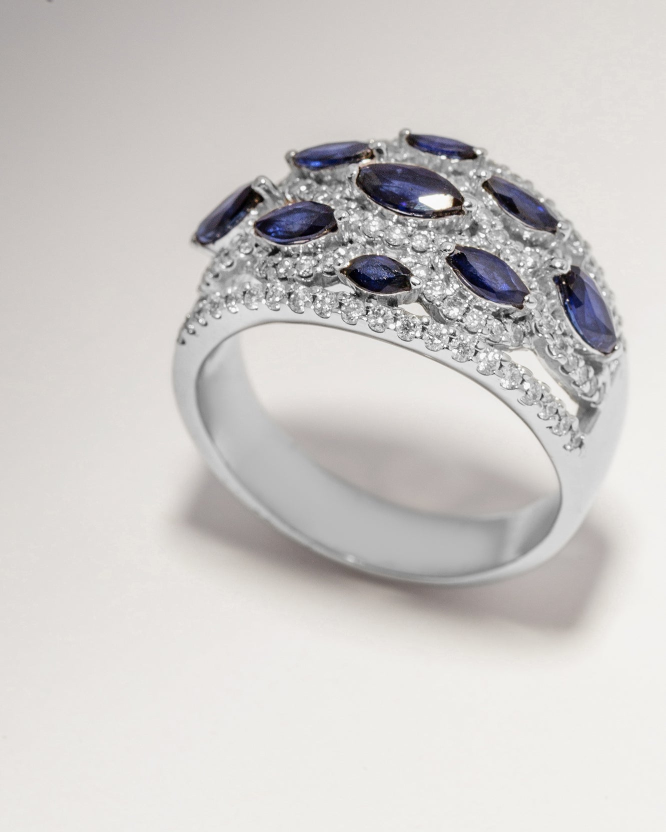 Eternity's Sapphire Glow Ring