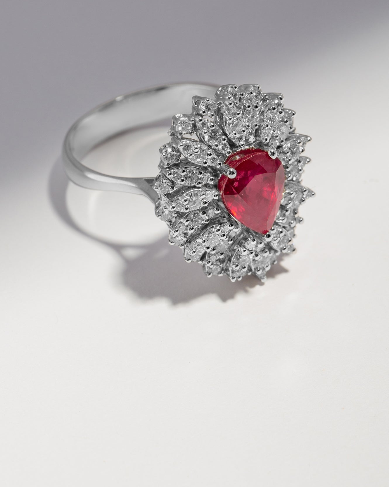 Diamond Ruby Gleam Ring