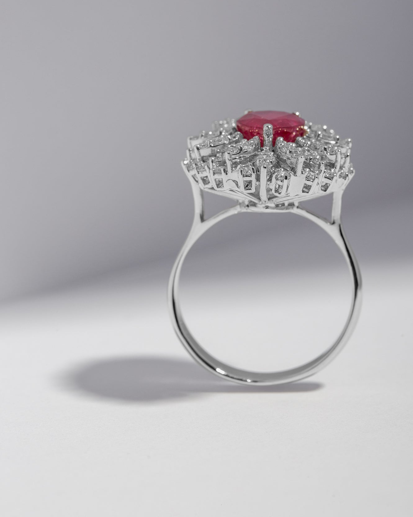 Diamond Ruby Gleam Ring